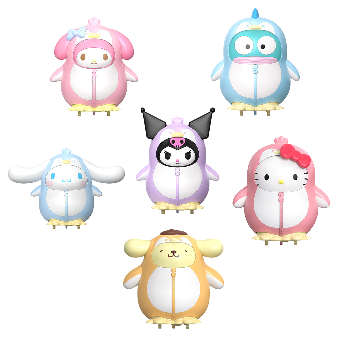 Механічна іграшка Pop Top Sanrio – Бал пінгвінів – 10 см — превʼю 2