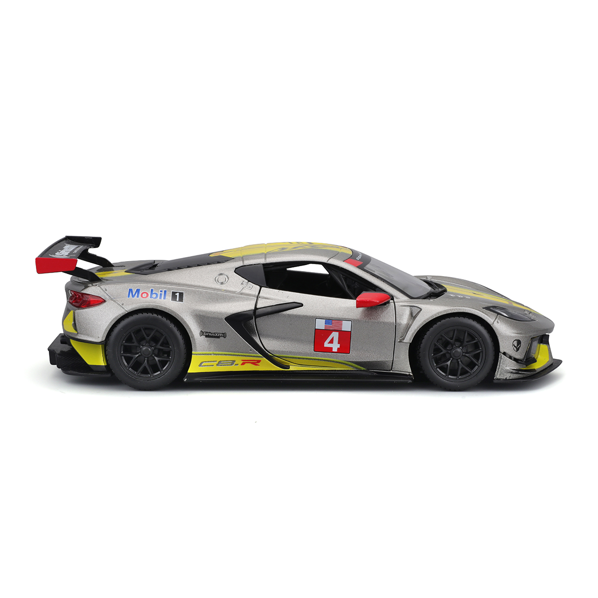 Автомодель Bburago Chevrolet Corvette C8.R 1:24 Сіра — превʼю 6