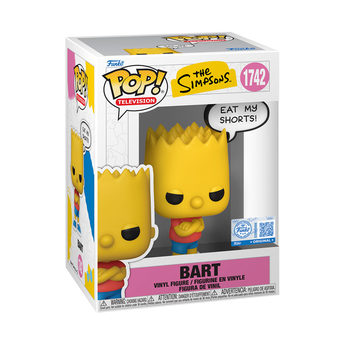 Ігрова фігурка Funko POP The Simpsons Bart колекційна мульт-герой Жовтий — превʼю 1