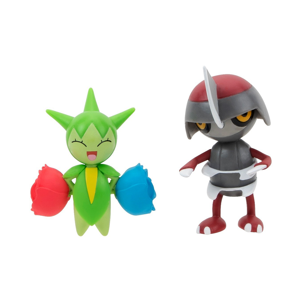 Набір ігрових фігурок Pokemon W15 Пон'ярд і Розелія 5 см 2 шт — превʼю 2