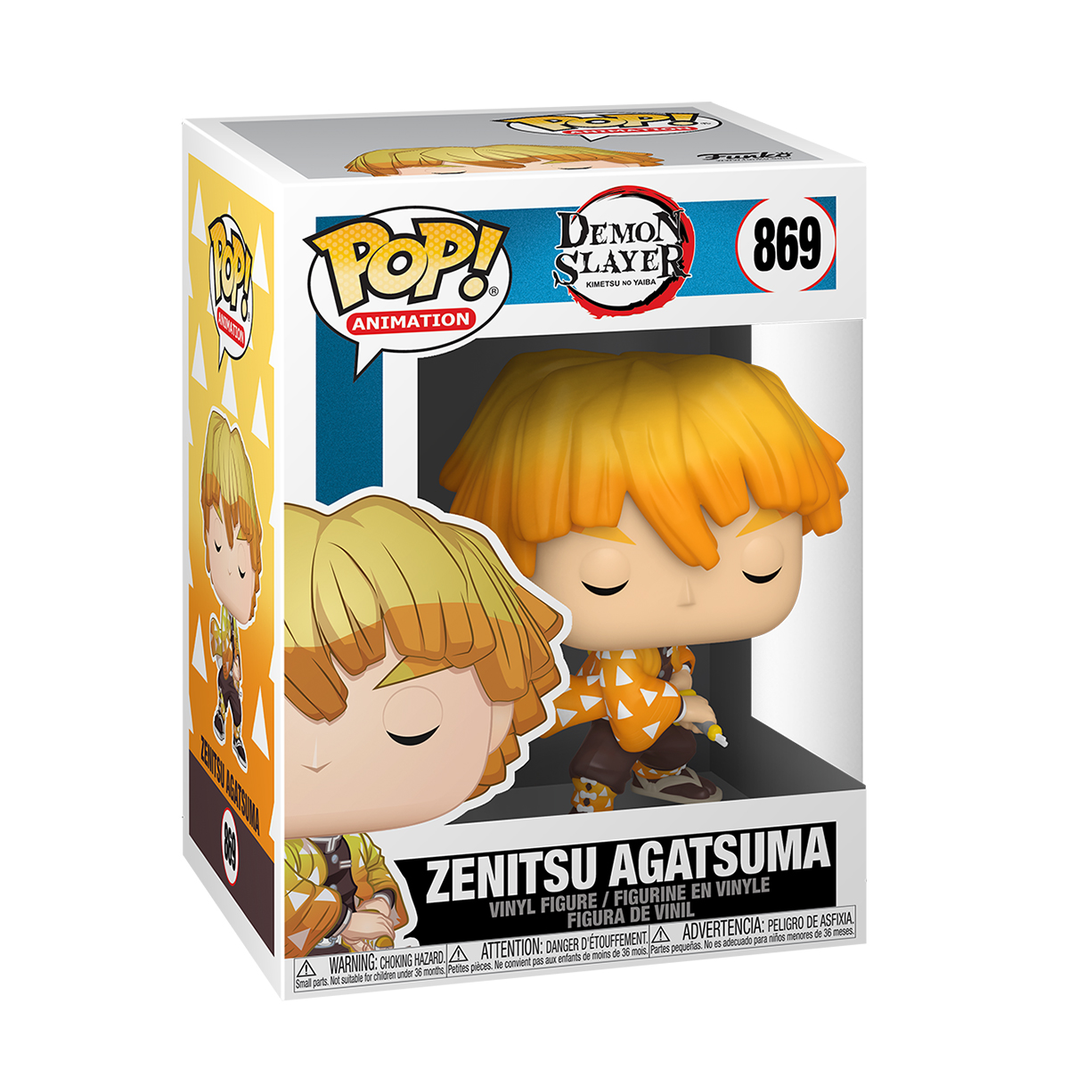 Ігрова колекційна фігурка Funko POP Demon Slayer - Zenitsu Agatsuma Зеніцу