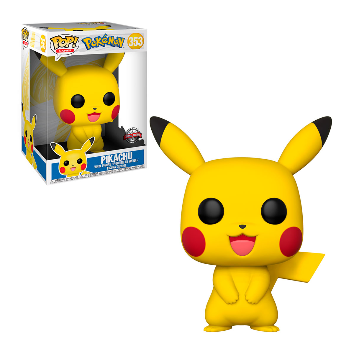 Колекційна ігрова фігурка Pokemon Pikachu - Funko POP Казковий герой Жовтий — превʼю 3