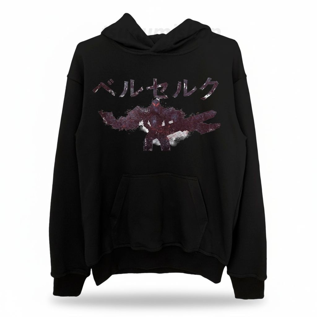 Худі Берсерк (Berserk) - Ґатс XS чорна (28895) — превʼю 2