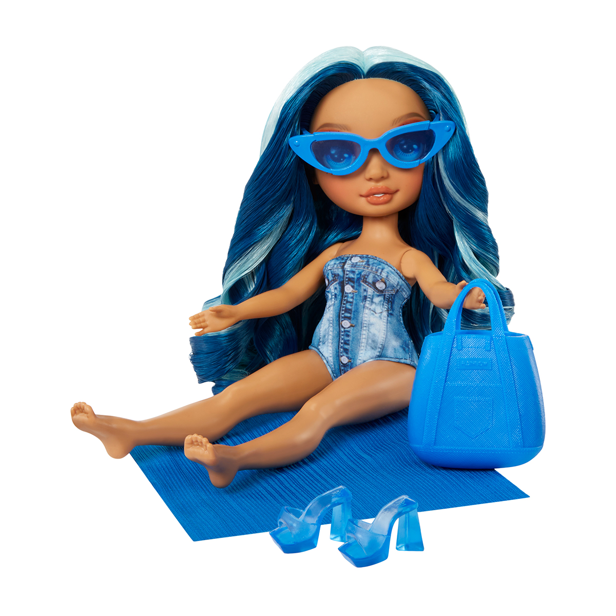 Лялька Rainbow High Swim & Style Скайлер з аксесуарами — превʼю 6