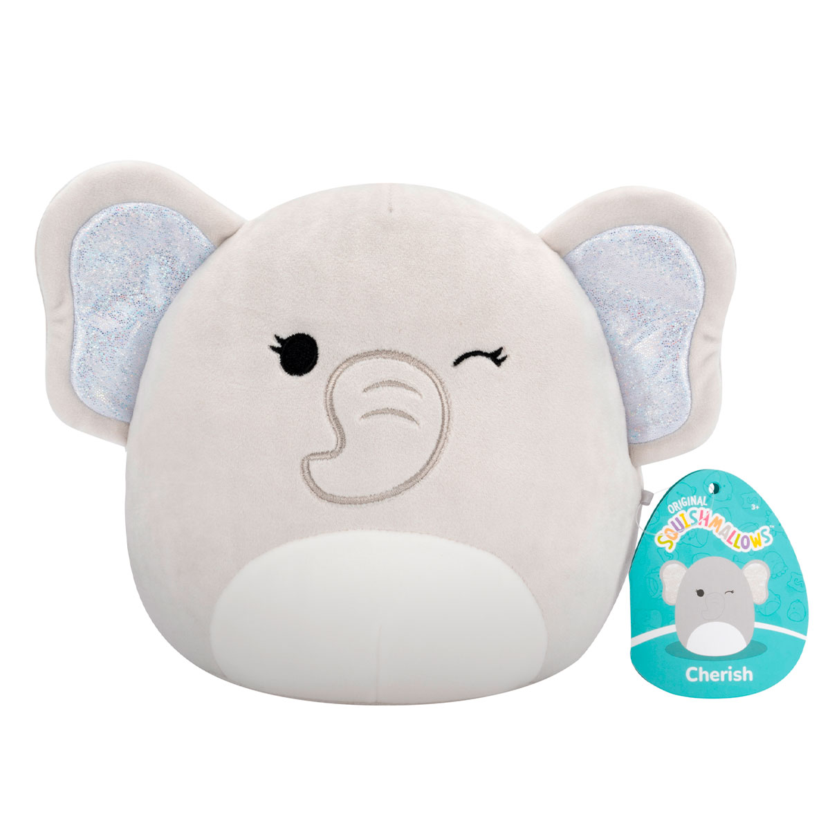 М'яка іграшка Squishmallows – Слон Черіш (Cherish) – 19 см — превʼю 7