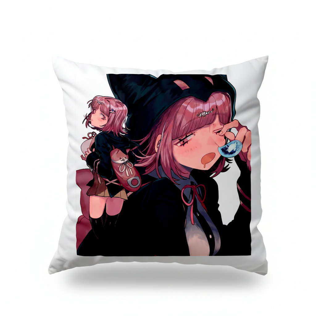 Подушка Чіакі Нанамі Chiaki Nanami Данганронпа Danganronpa 35x35 см
