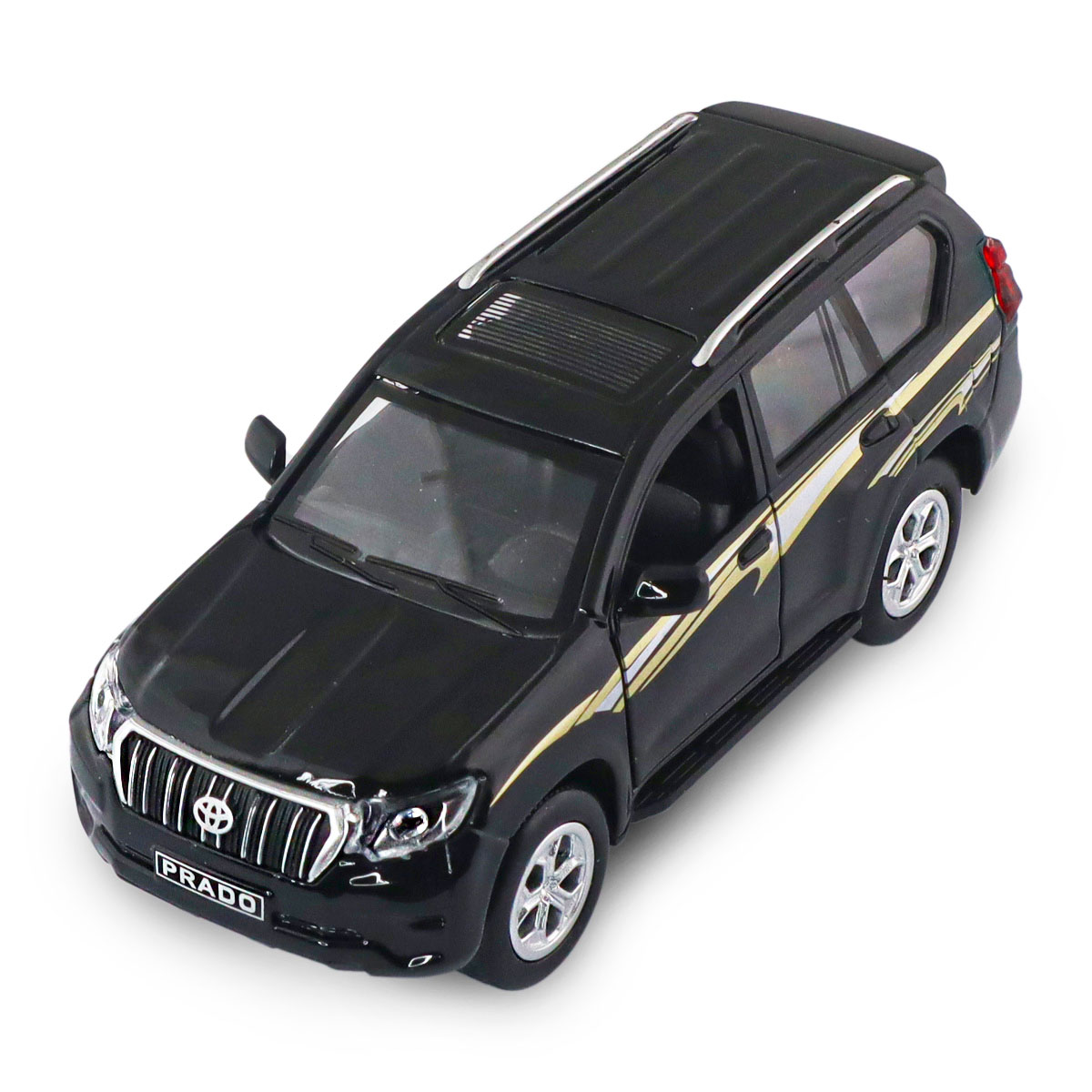 Автомодель Toyota Prado Techno Drive 1:40 металева Чорна — превʼю 1