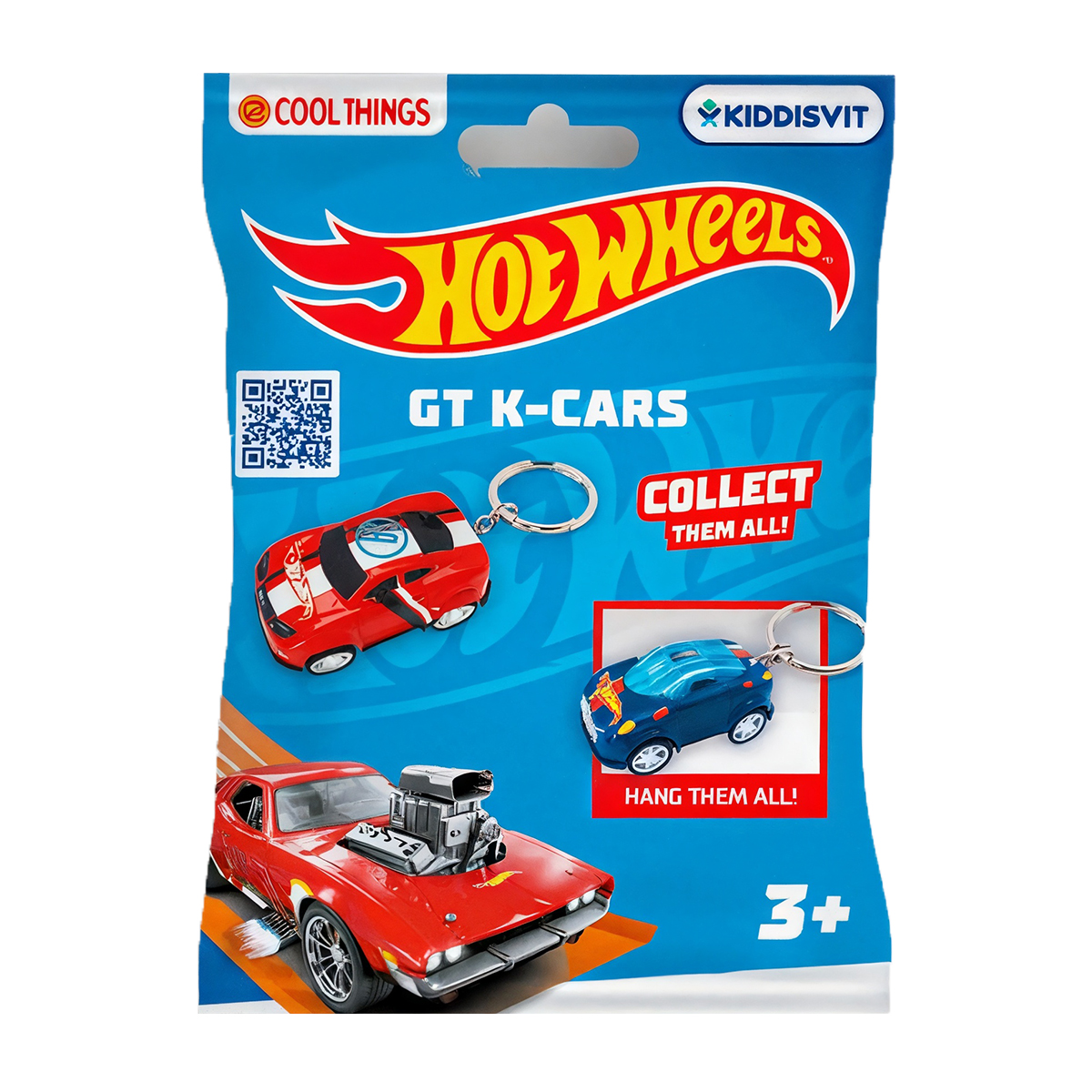 Ігрова фігурка-сюрприз машинка Hot Wheels з кільцем Cool Things 5 см — превʼю 1