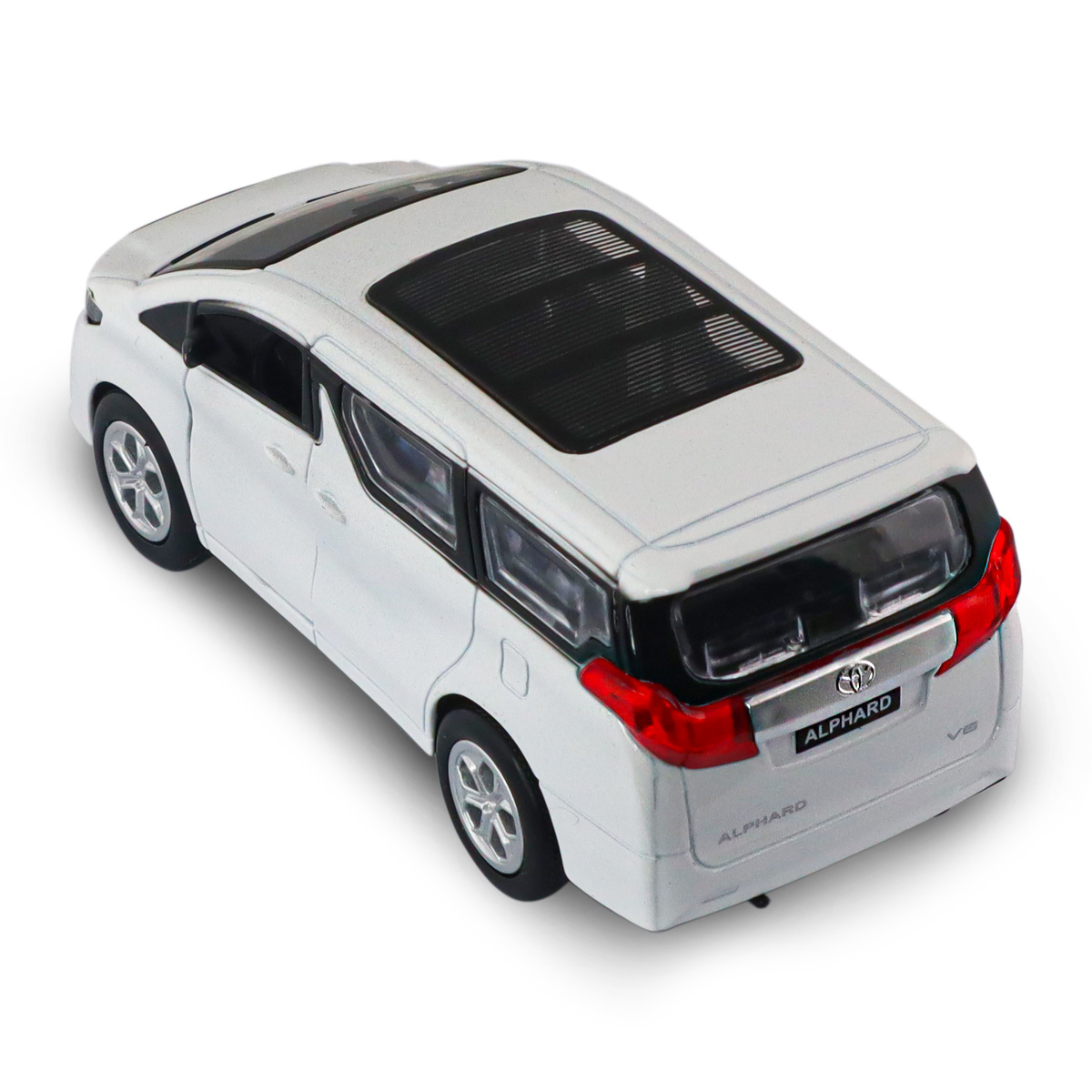 Автомодель Toyota Alphard Techno Drive 1:40 Біла металева — превʼю 9