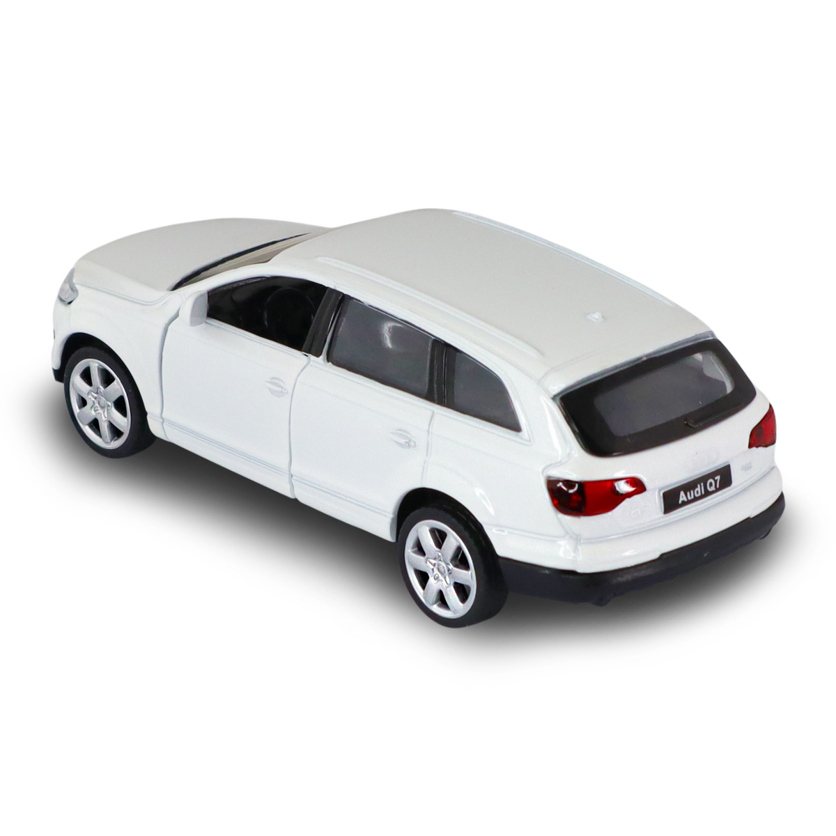 Автомодель Audi Q7 металева 1:43 Techno Drive Біла — превʼю 9