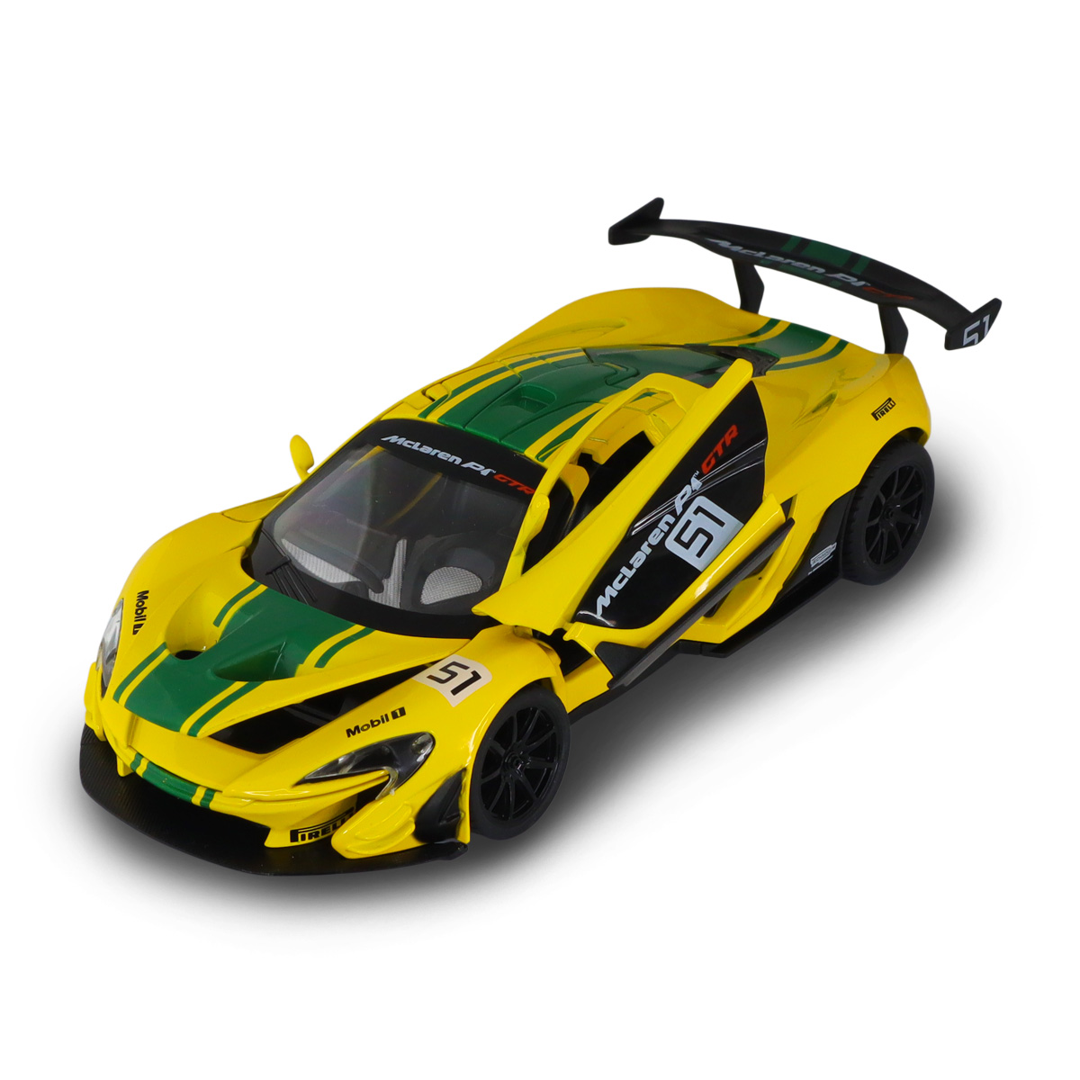 Автомодель McLaren P1 Techno Drive 1:24 Жовта — превʼю 15