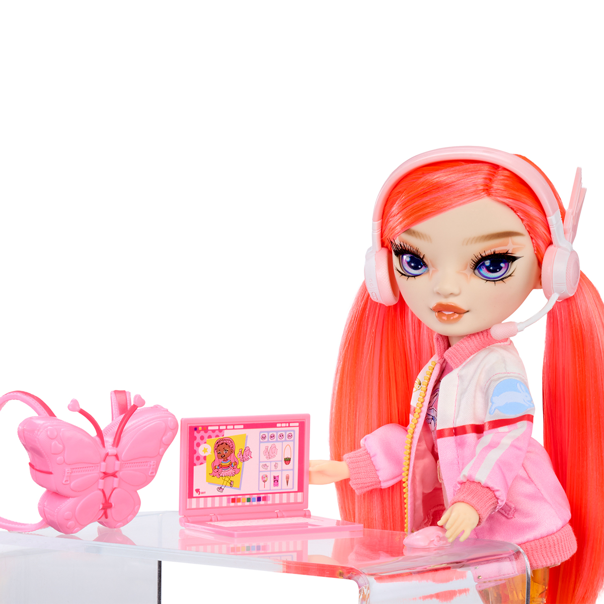 Ігровий набір лялька Rainbow High Sparkle Shine Доун з аксесуарами Рожевий — превʼю 4