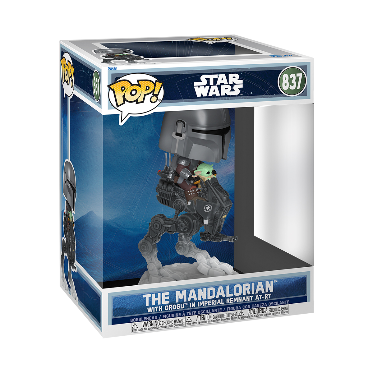 Колекційна ігрова фігурка Funko POP Rides Мандалорець - Ґроґу The Mandalorian — превʼю 1
