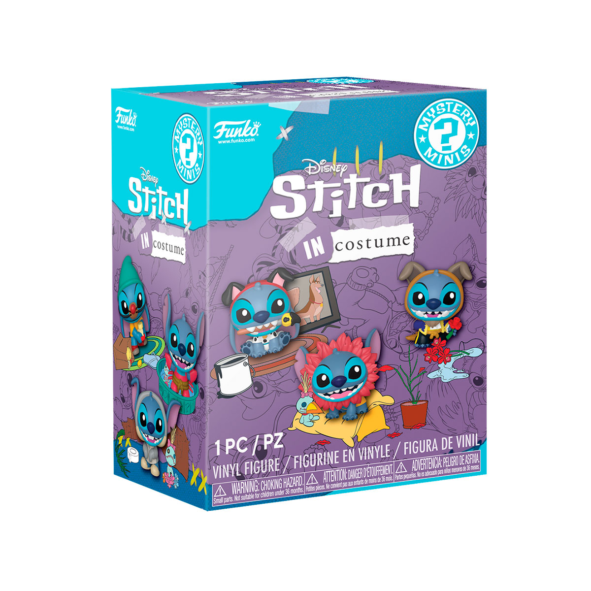Ігрова фігурка Колекційна Funko Mystery Minis - Stitch Стіч у костюмі — превʼю 1