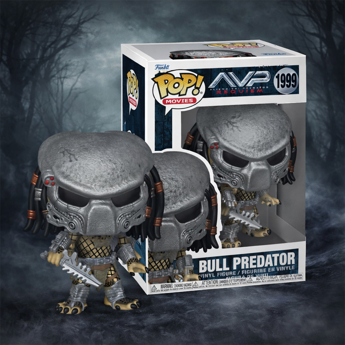 Фігурка Хижак (Predator Bull) — Funko Pop — Alien vs Predator — превʼю 3