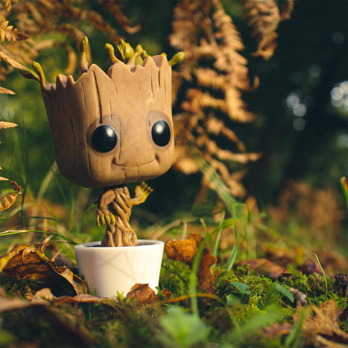 Фігурка Грут (Groot) — Funko Pop — Guardians of the Galaxy Marvel Коричневий — превʼю 7
