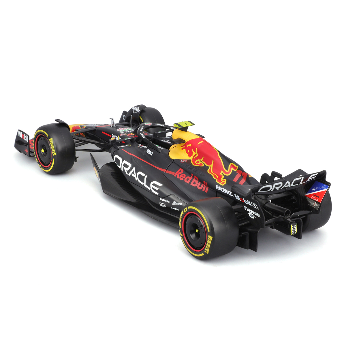 Автомодель Bburago Red Bull Racing RB19 з фігуркою 1:24 Чорна — превʼю 2