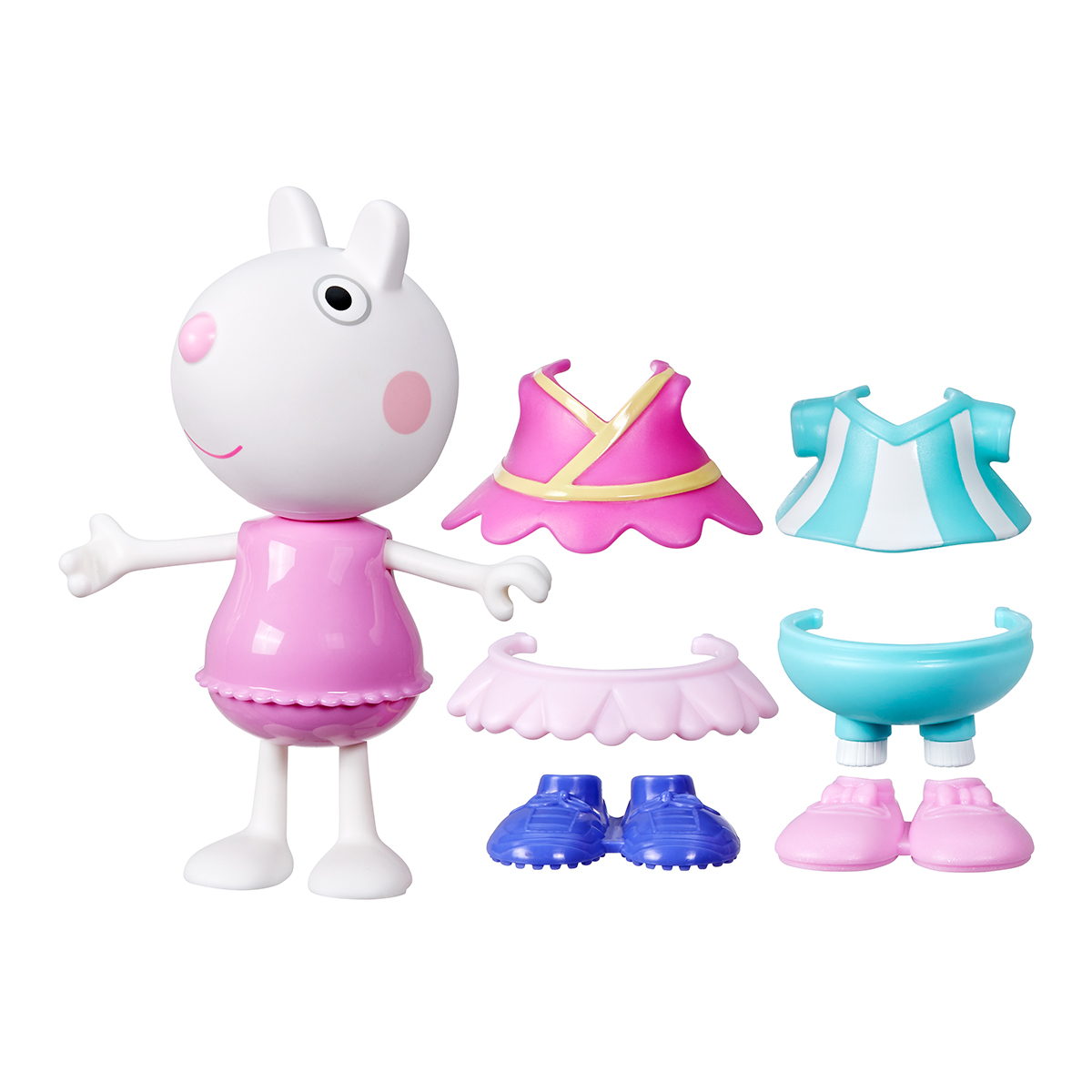 Ігровий набір дитячий Peppa Figurines Одягни Сюзі 15 см з аксесуарами — превʼю 3