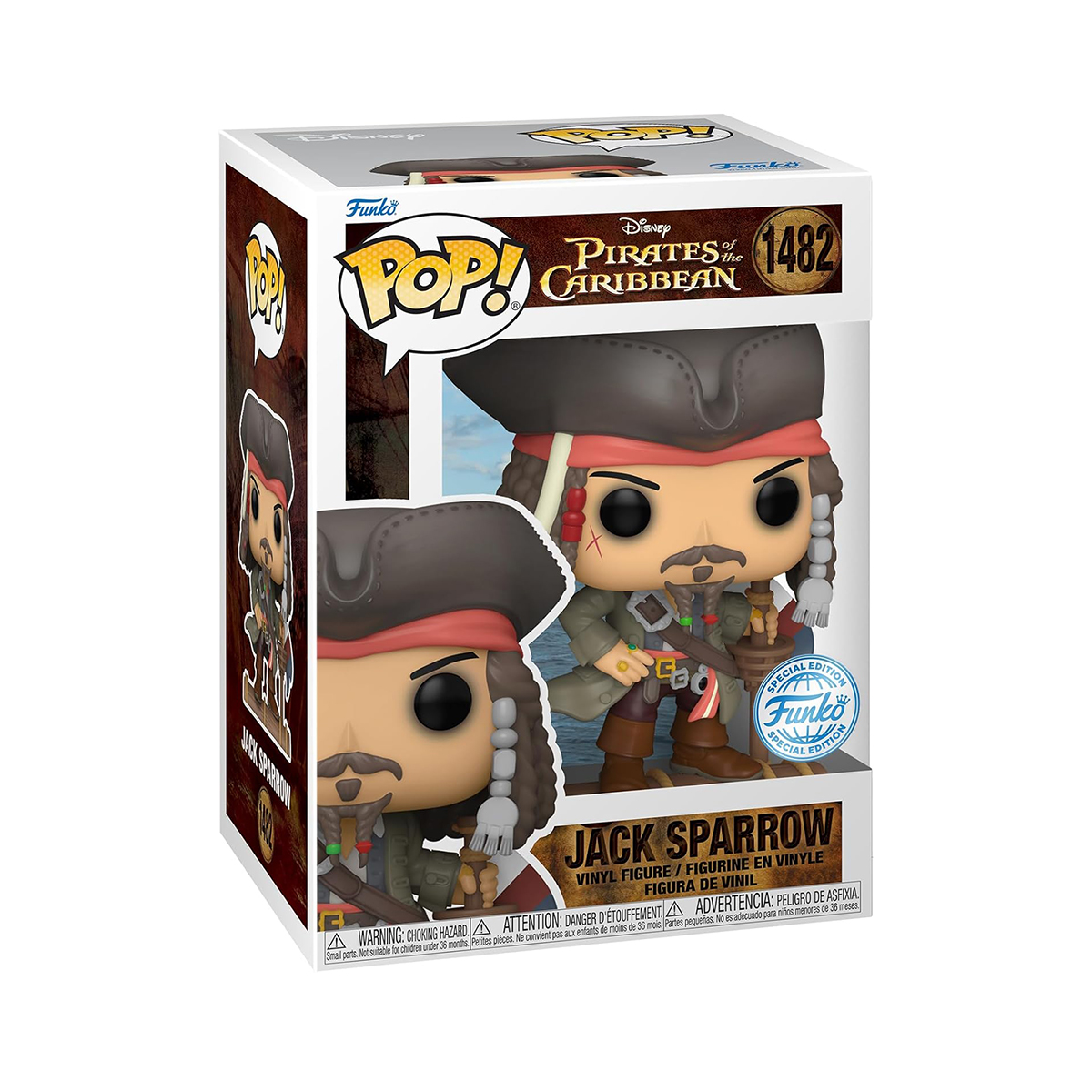 Колекційна ігрова фігурка Funko POP Pirates of the Caribbean - Jack Sparrow — превʼю 3