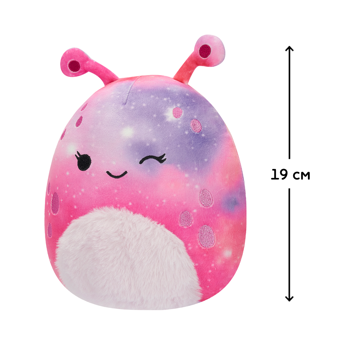 М'яка іграшка Squishmallows – Прибулець Лоралі (Alien Loralie) – 19 см — превʼю 2