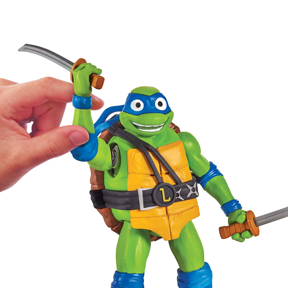 Ігрова фігурка TMNT Леонардо Mutant Mayhem зі звуком 14 см — превʼю 3