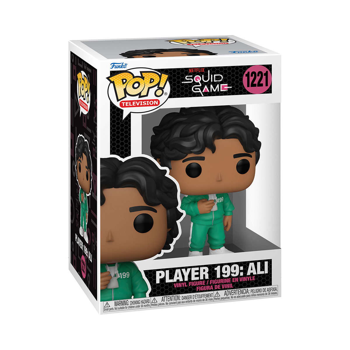 Ігрова фігурка колекційна Funko POP Squid Game Ali 199 Гра в кальмара Алі — превʼю 5