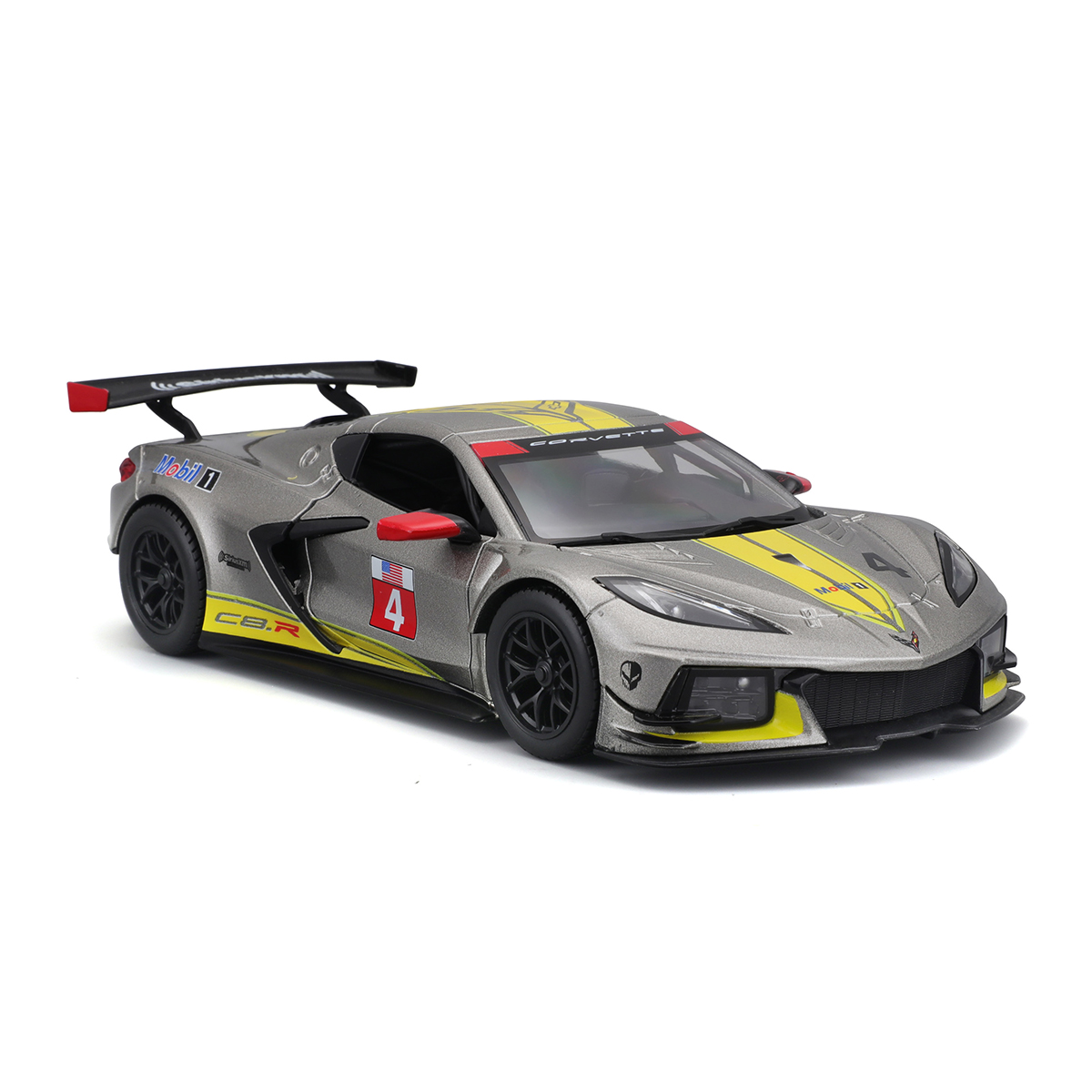 Автомодель Bburago Chevrolet Corvette C8.R 1:24 Сіра — превʼю 7