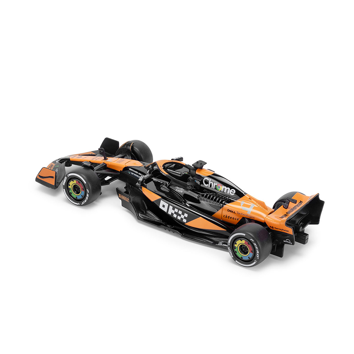 Автомодель Techno Drive McLaren F1 2024 металева 1:43 Помаранчева — превʼю 9