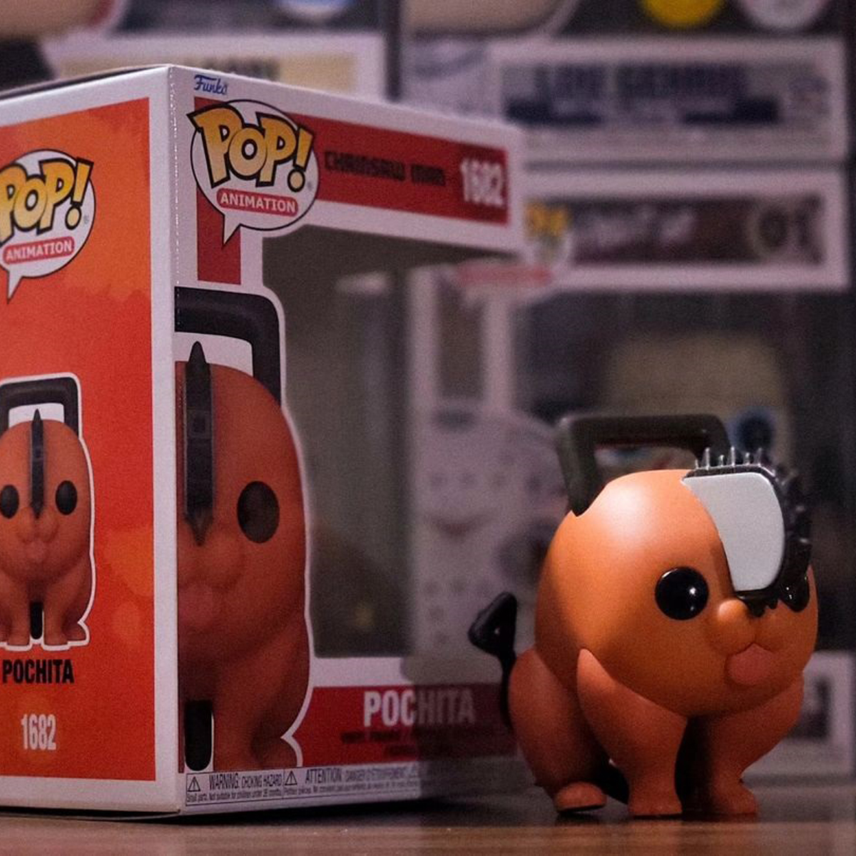 Ігрова фігурка Колекційна Funko POP Почіта Людина-Бензопила Pochita Anime — превʼю 3