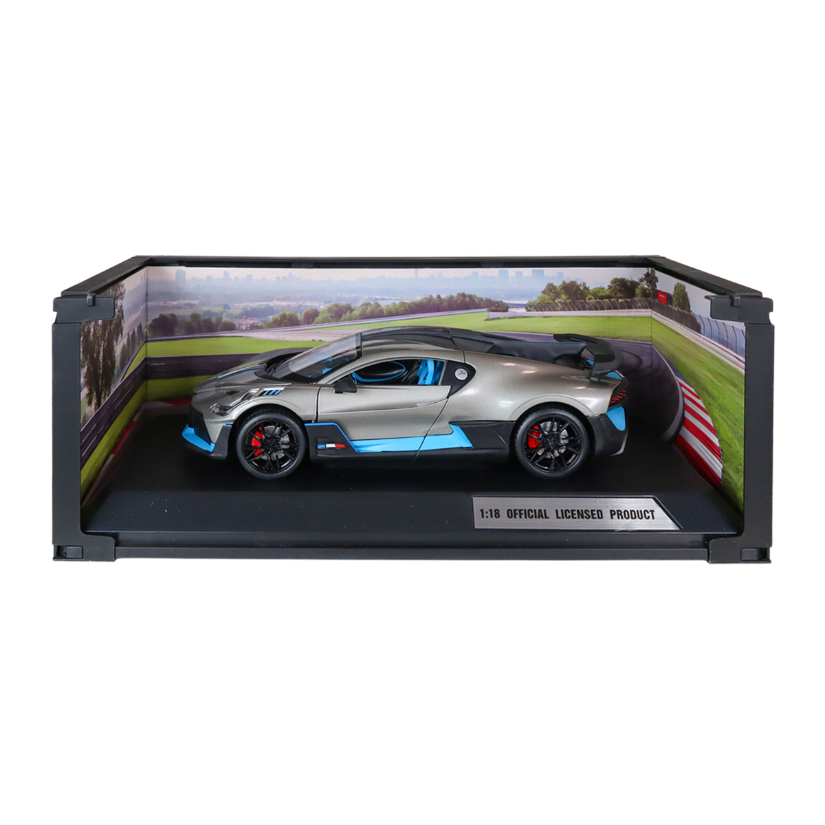 Автомодель Techno Drive Bugatti Divo металева 1:18 Сіра — превʼю 3