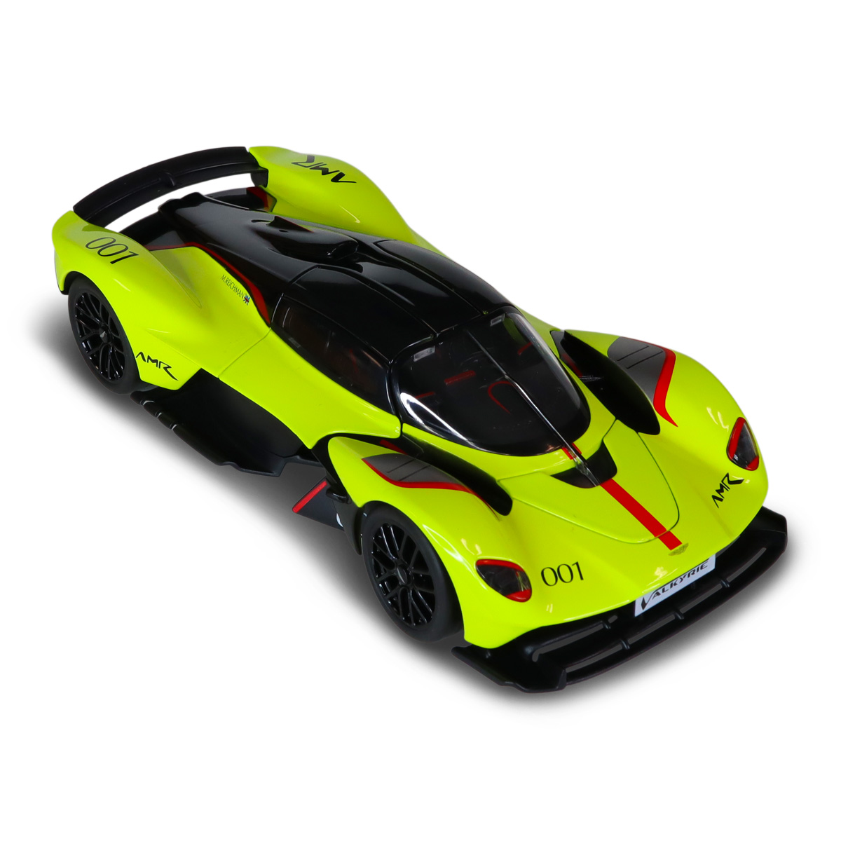 Автомодель Aston Martin Valkyrie Techno Drive 1:18 Жовта металева — превʼю 14