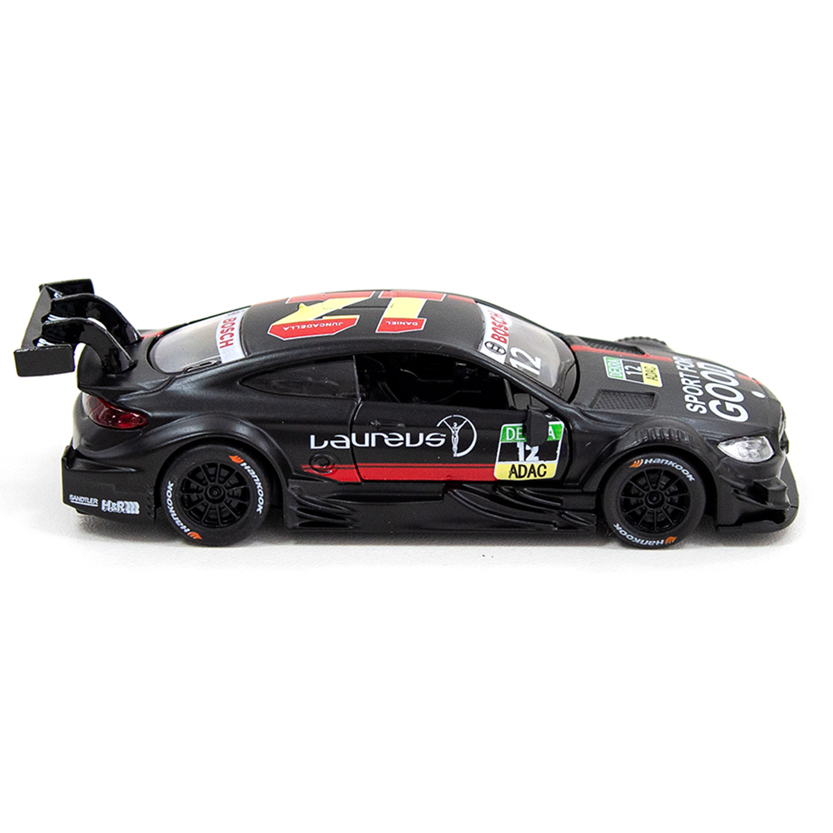 Автомодель Techno Drive Mercedes-AMG C63 DTM металева 1:32 Чорна — превʼю 9