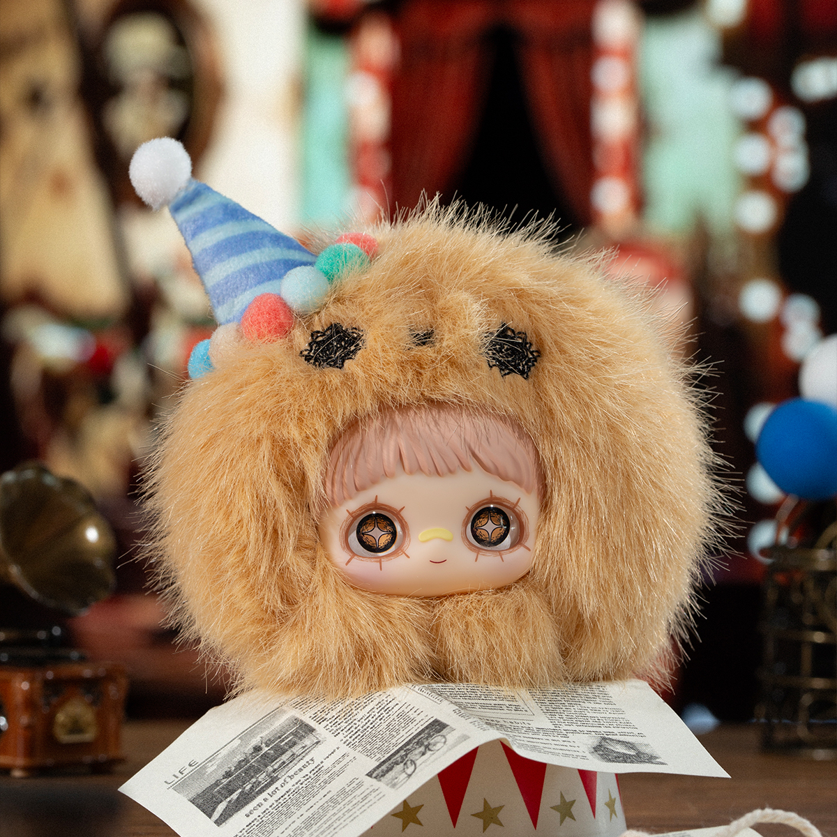 М'яка іграшка POP TOP Hi TOY – MayMei Шалений цирк – Кільце – Кольорова — превʼю 6