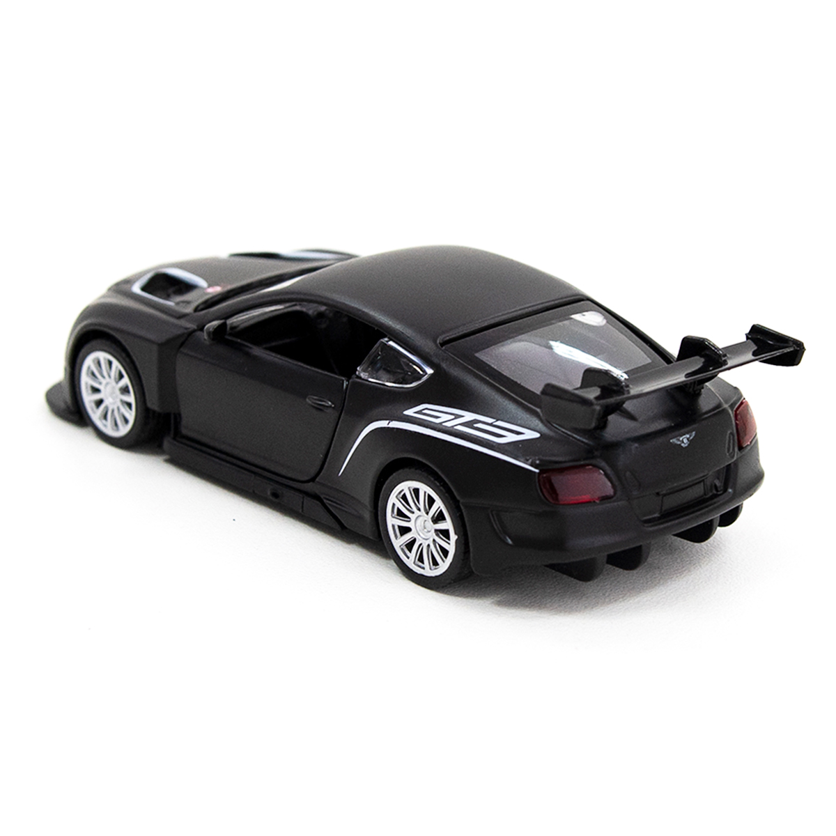 Автомодель Bentley Continental GT3 Techno Drive металева Матова чорна — превʼю 6