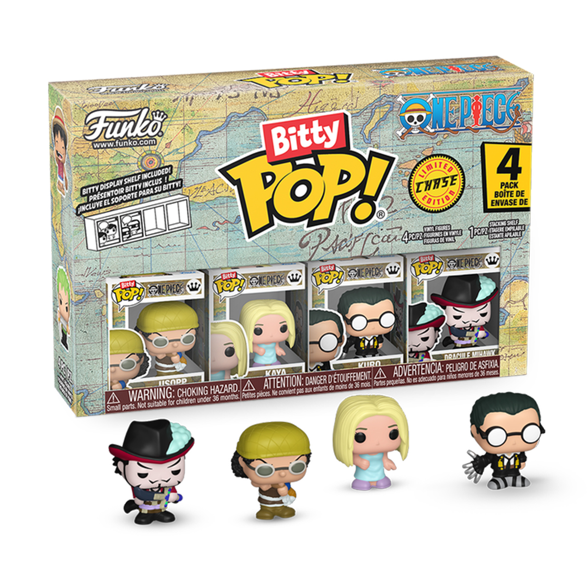 Набір ігрових фігурок Колекційні Funko Bitty POP - One Piece - Усопп Usopp