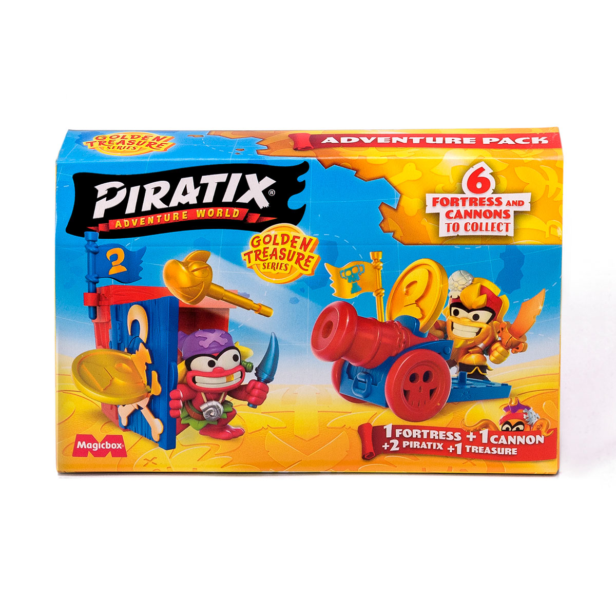 Ігровий набір Piratix Golden Treasure Піратські пригоди з фігурками та гарматою