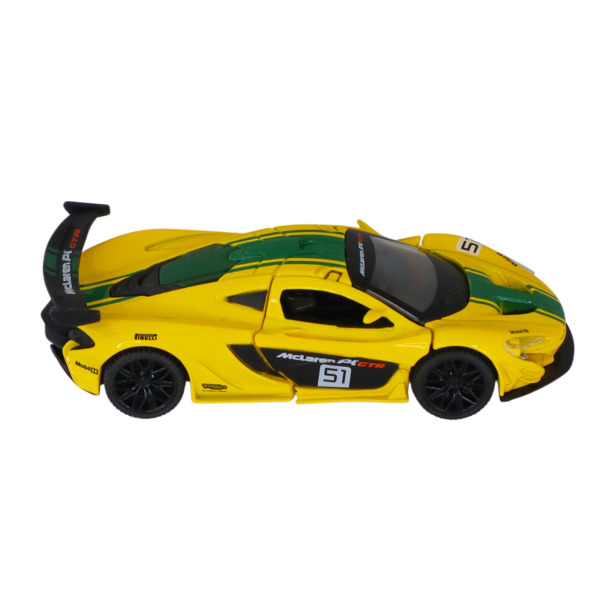 Автомодель Techno Drive McLaren P1 металева 1:43 Жовта — превʼю 12