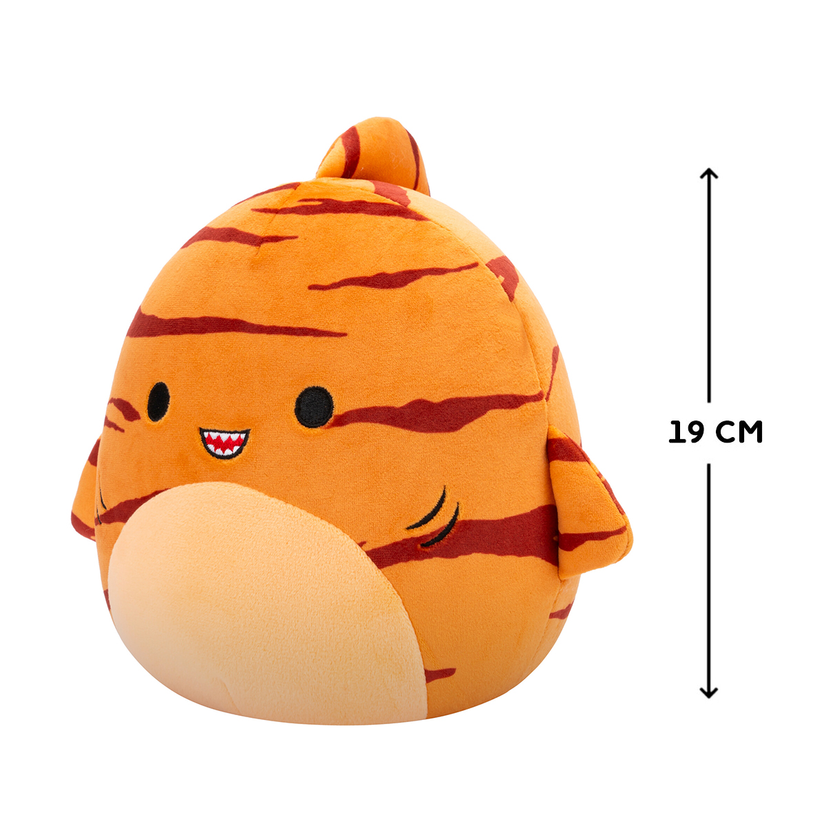 М'яка іграшка Squishmallows – Тигрова акула Джаггер (Jagger) – 19 см — превʼю 2