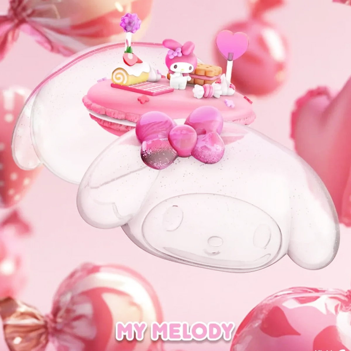 Ігровий набір дизайнерська фігурка Mighty Jaxx Kandyland Sanrio Май Мелоді — превʼю 7