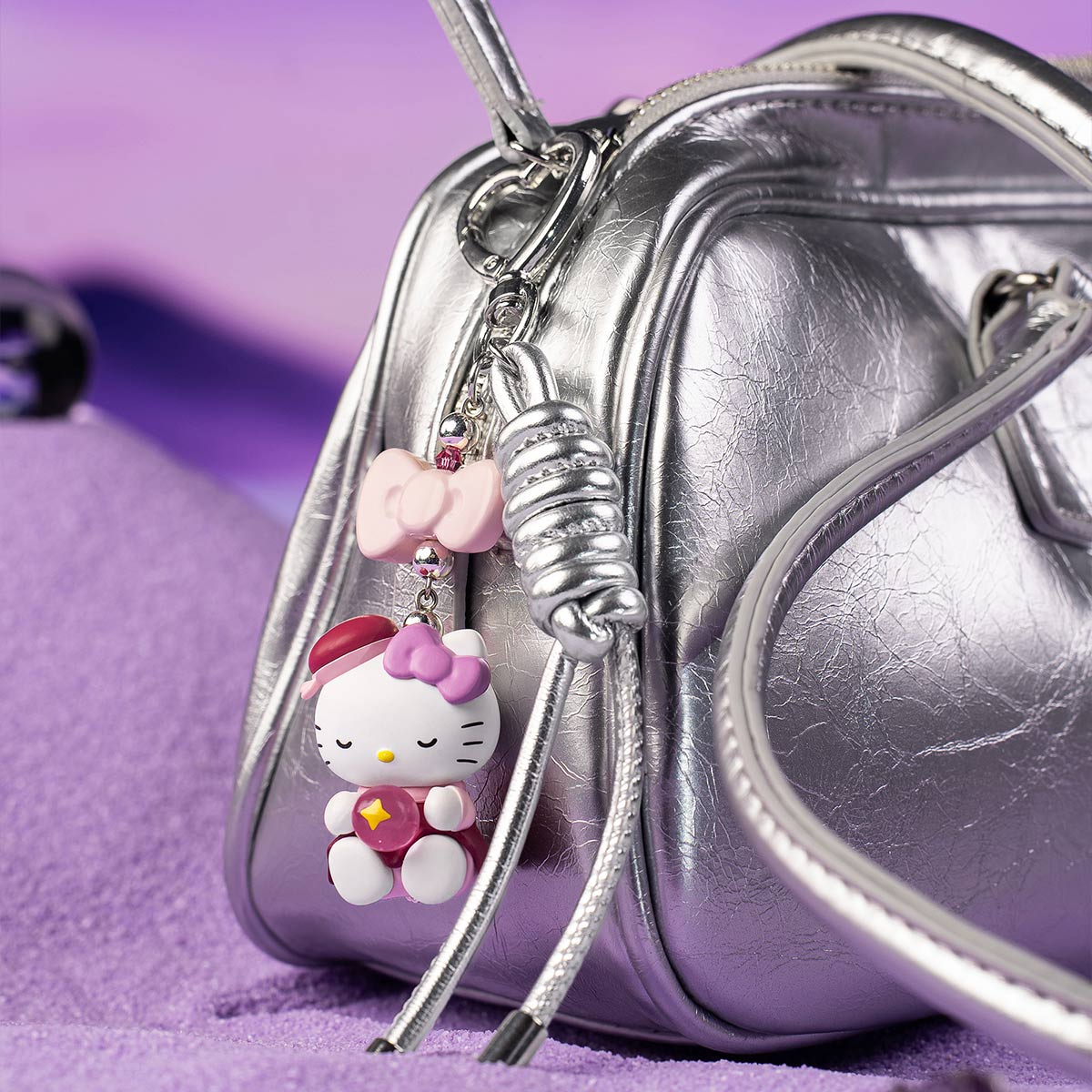 Підвіс для телефону Hello Kitty – Зоряний світ – Star World – Рожевий — превʼю 3