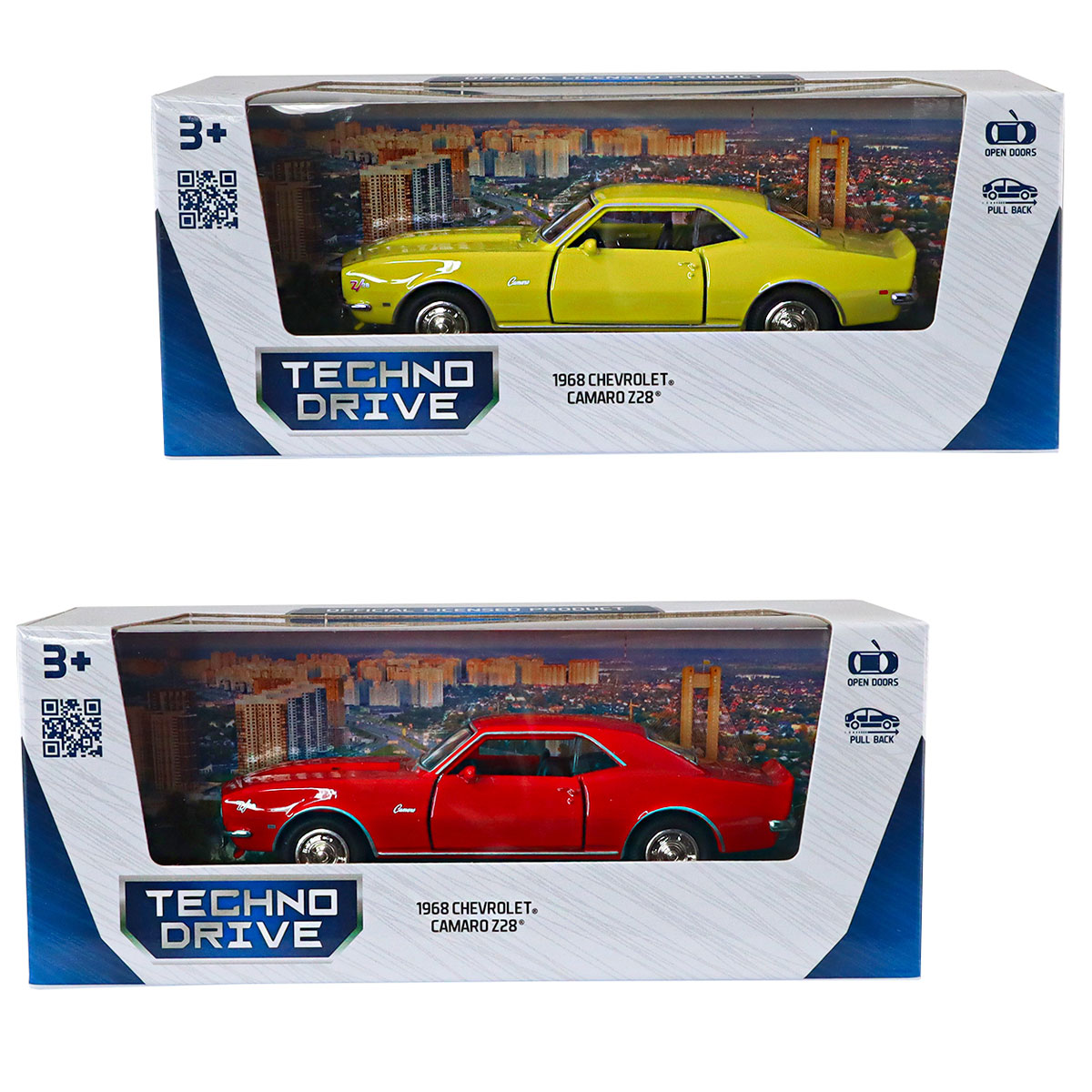 Автомодель Chevrolet Camaro Z28 1968 Techno Drive металева 1:43 — превʼю 5