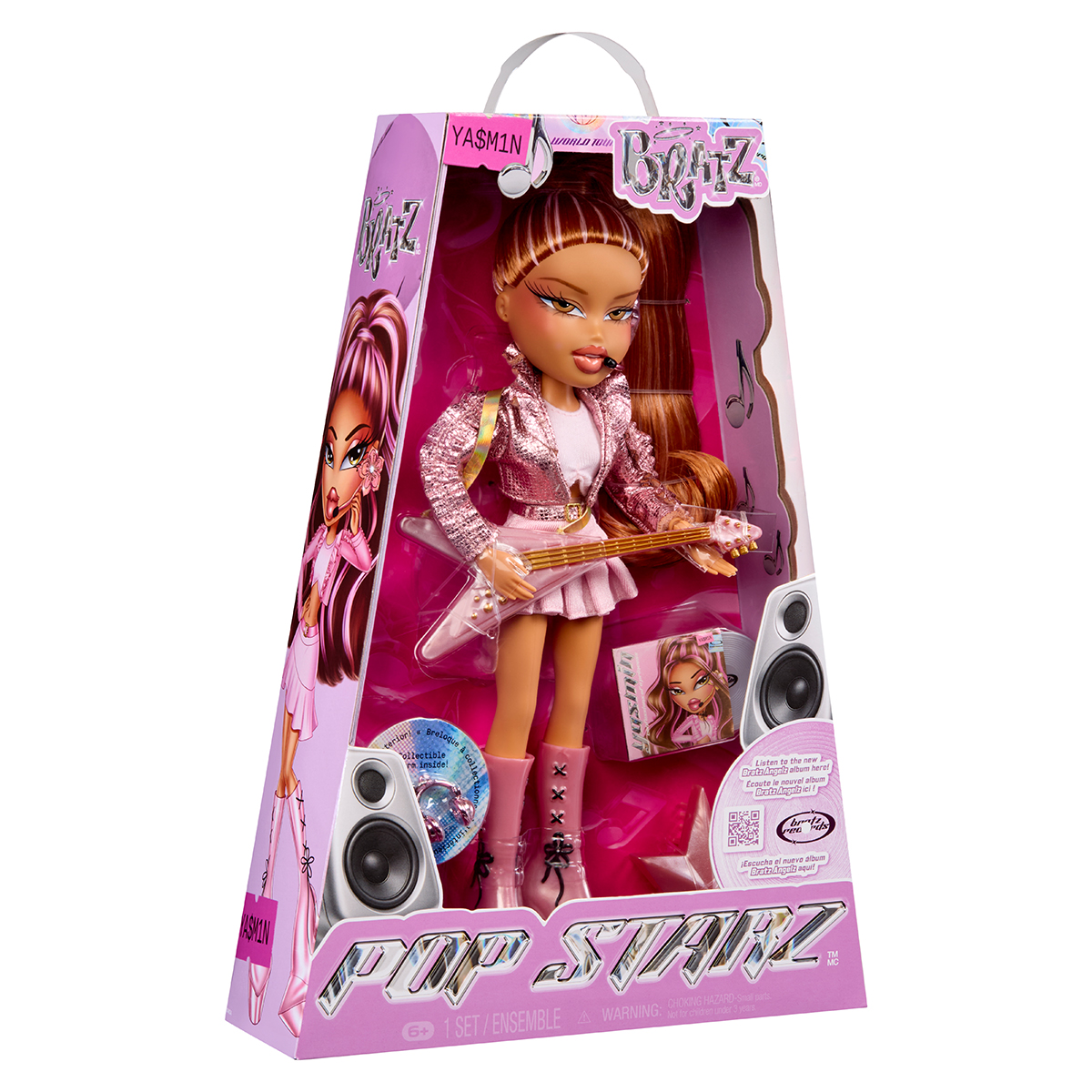 Лялька Bratz Pop Starz Ясмін 25 років з музичними аксесуарами — превʼю 5