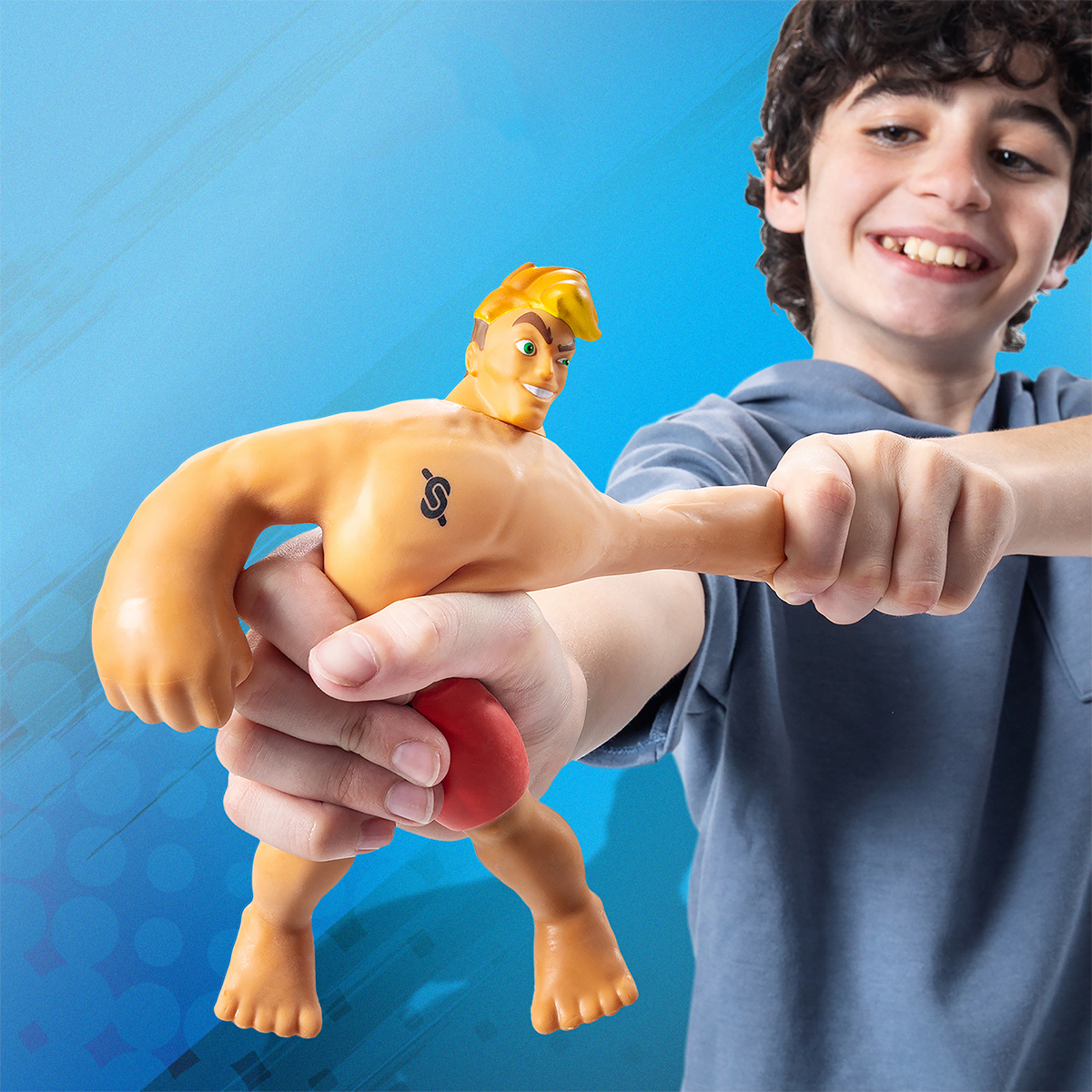 Стретч-іграшка Боєць Стронг серії Stretch Armstrong для хлопчиків та дівчаток — превʼю 3