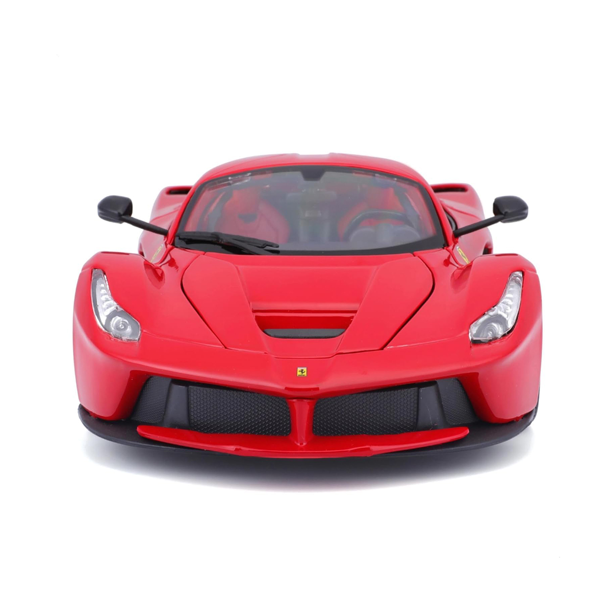 Колекційна автомодель Bburago LaFerrari 1:18 червона з металевим корпусом — превʼю 4