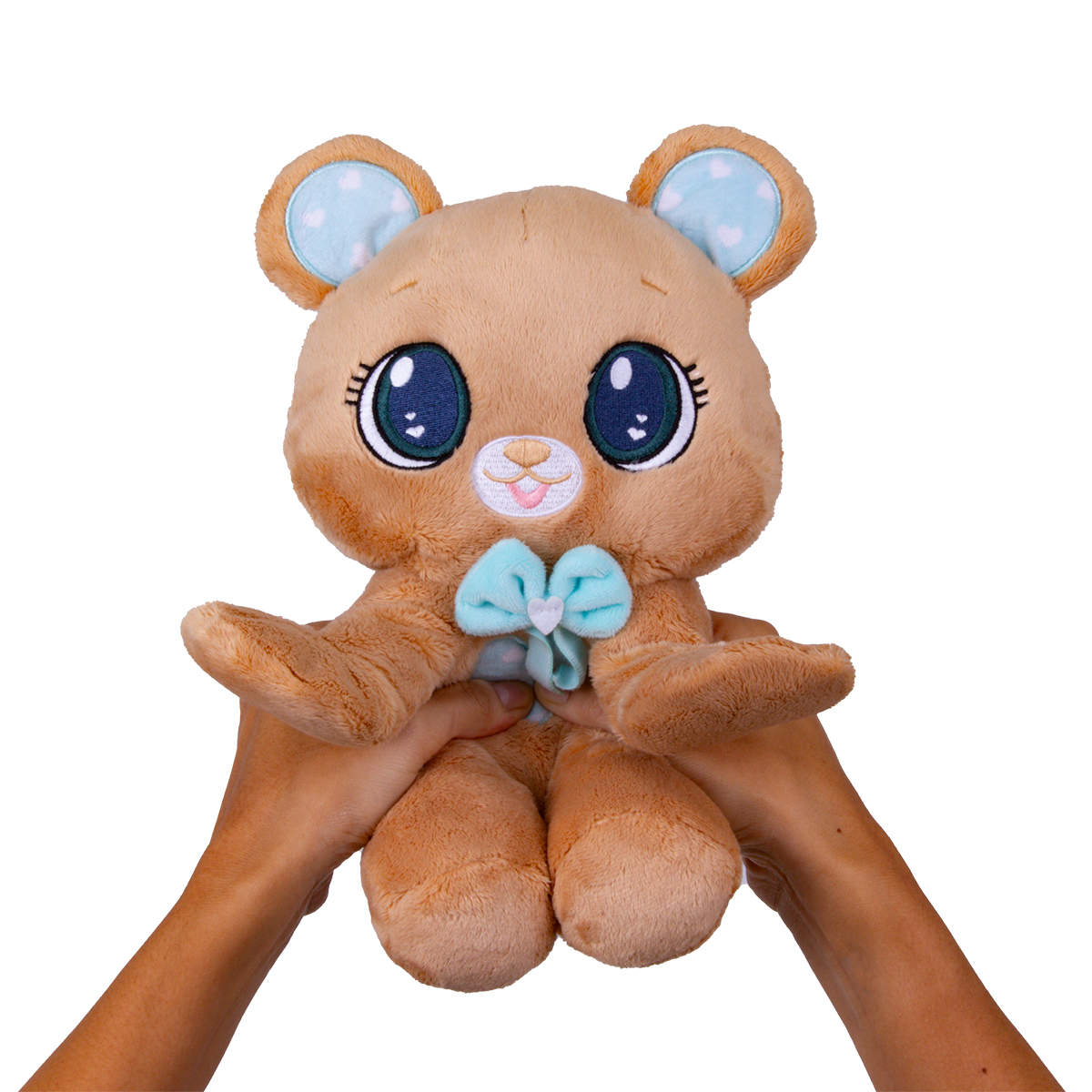 М'яка іграшка Peekapets — Ведмедик (Bear) — Коричневий — превʼю 4