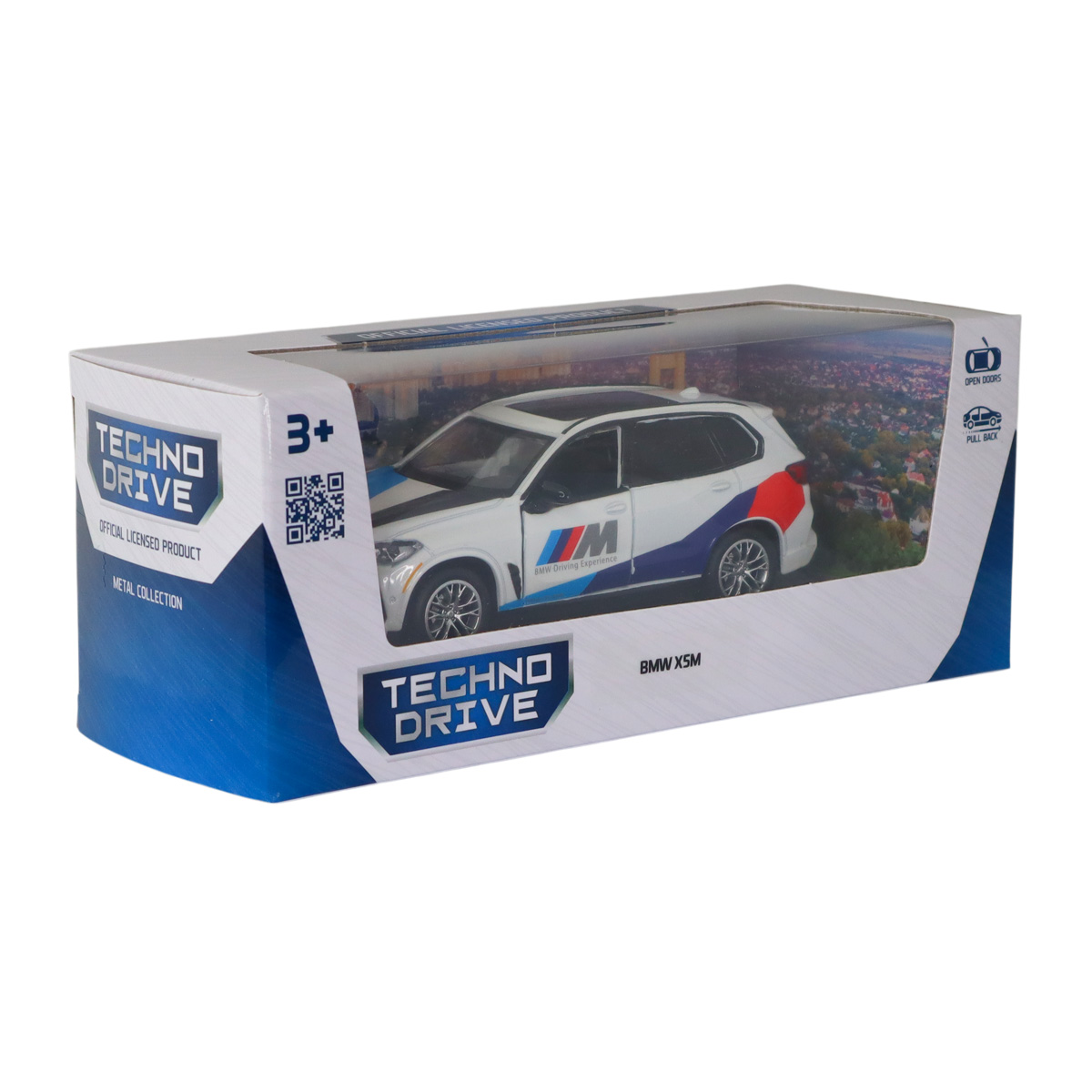 Автомодель BMW X5 M Techno Drive металева 1:43 Біла — превʼю 6