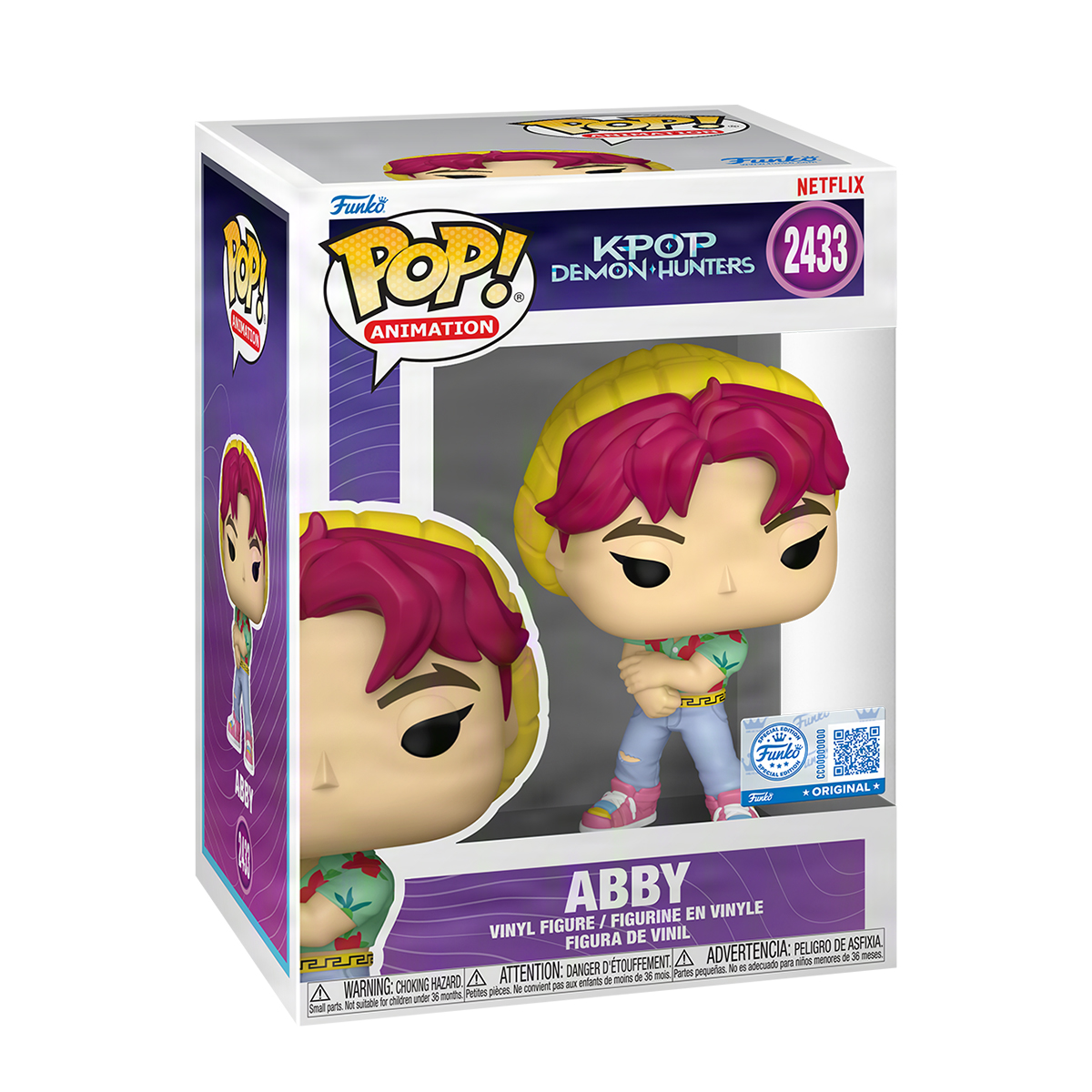 Колекційна ігрова фігурка Funko POP K-Pop Demon Hunters - Abby Еббі Різнокольорова