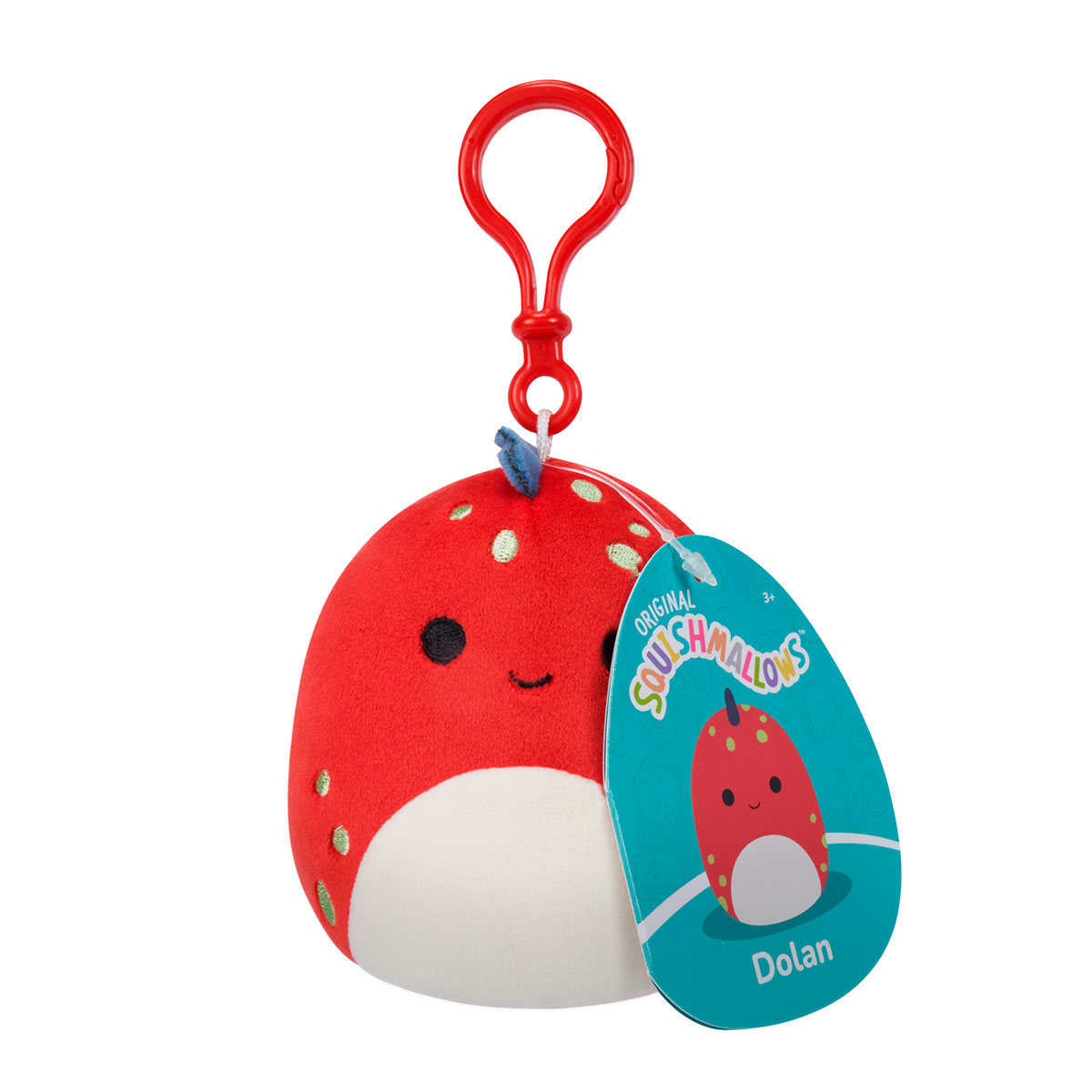 М'яка іграшка Squishmallows – Діно Долан (Dino Dolan) – 9 см — превʼю 7