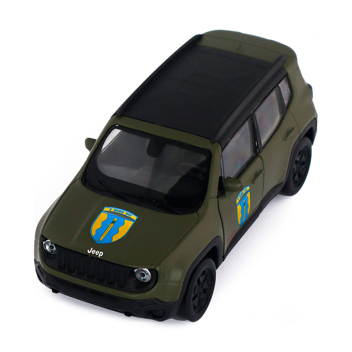 Колекційна автомодель Jeep Renegade Trailhawk Айдар TechnoDrive 1:40 металева
