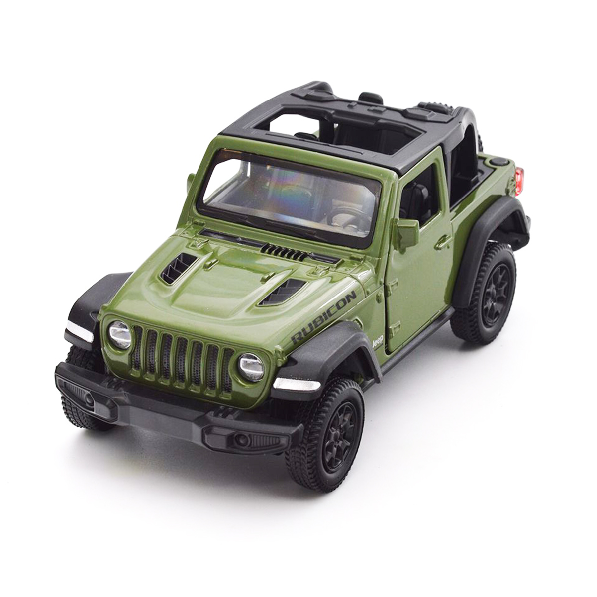 Автомодель Jeep Wrangler Rubicon 2021 Techno Drive 1:32 металева Зелена